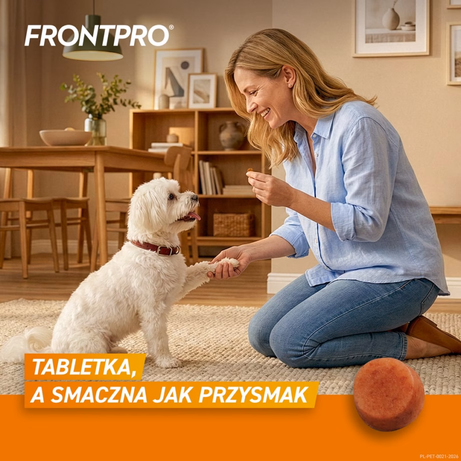 Kirbu- ja puugitabletid koerale FrontPro (2–4 kg), 3 × 11,3 mg - 2