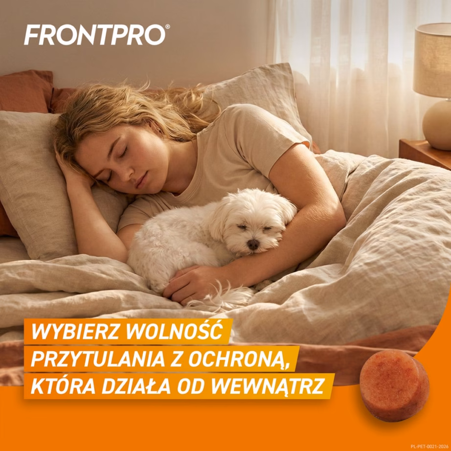 Kirbu- ja puugitabletid koerale FrontPro (2–4 kg), 3 × 11,3 mg - 3