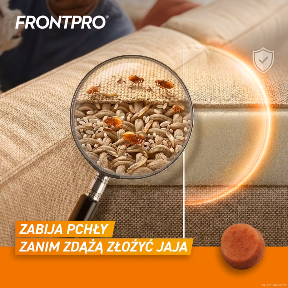 Kirbu- ja puugitabletid koerale FrontPro (2–4 kg), 3 × 11,3 mg - 4