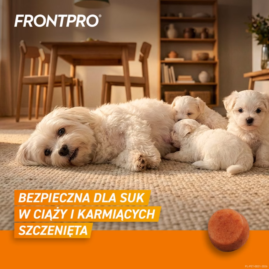 Kirbu- ja puugitabletid koerale FrontPro (2–4 kg), 3 × 11,3 mg - 5