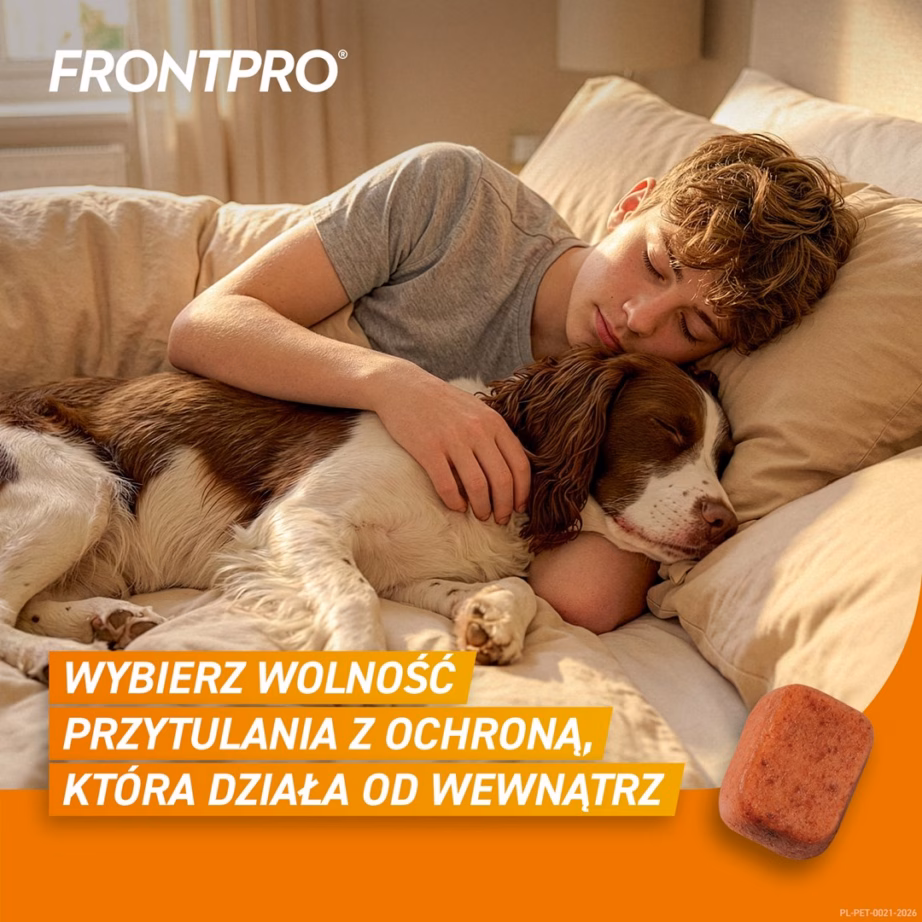 Kirbu- ja puugitõrje tabletid koerale FrontPro (>10–25 kg), 3 × 68 mg - 3
