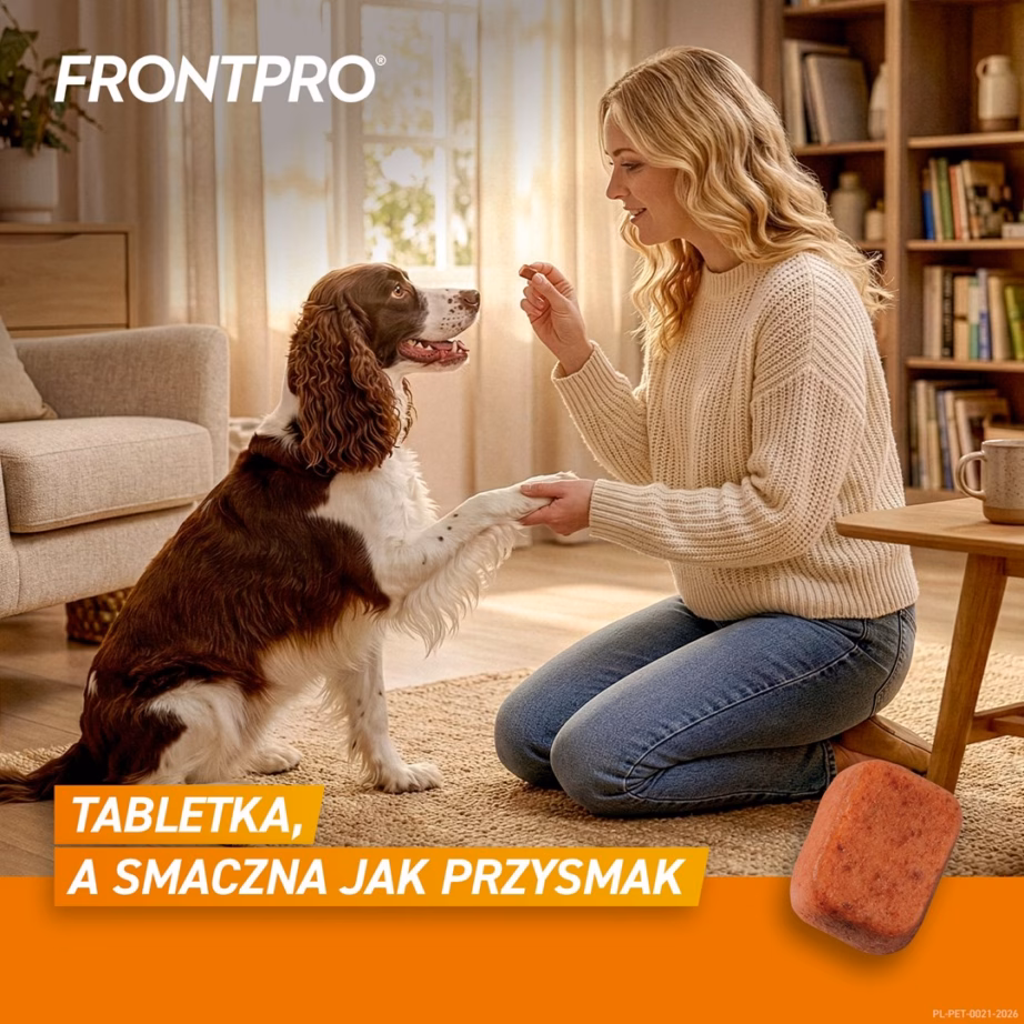 Kirbu- ja puugitõrje tabletid koerale FrontPro (>10–25 kg), 3 × 68 mg - 4