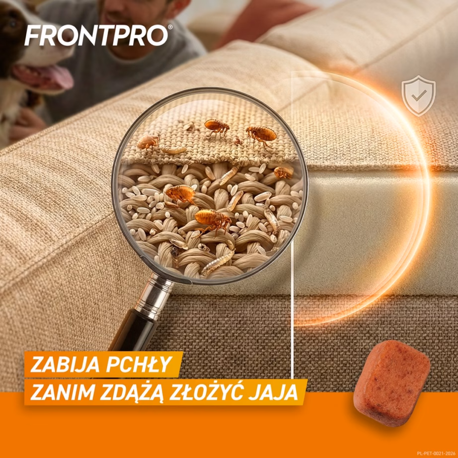 Kirbu- ja puugitõrje tabletid koerale FrontPro (>10–25 kg), 3 × 68 mg - 5