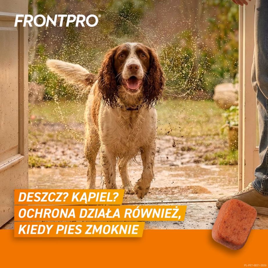 Kirbu- ja puugitõrje tabletid koerale FrontPro (>10–25 kg), 3 × 68 mg - 6
