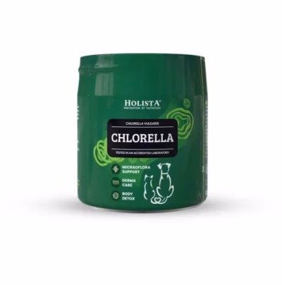 Toidulisand koertele ja kassidele HOLISTA Chlorella pulber, 100 g