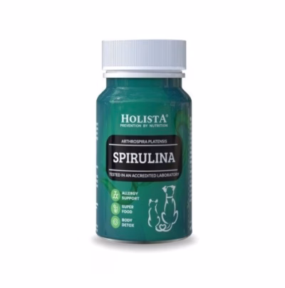Spirulina toidulisand koertele ja kassidele HOLISTA, 90 tabletti