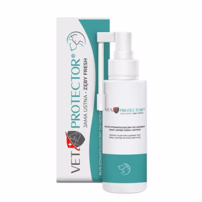 Suuhügieeni lahus koertele ja kassidele JM SANTE Vet Protector Fresh, 100 ml