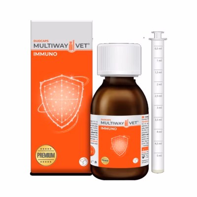 Immuunsust toetav toidulisand JM Sante Multiway Vet® Duocaps Immuno-, 90 ml