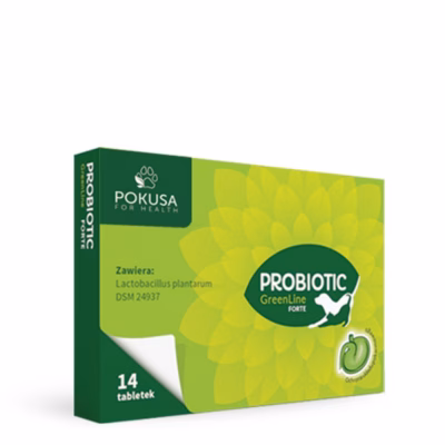 Koerte probiootikum POKUSA Probiotic Forte GreenLine, 14 tk