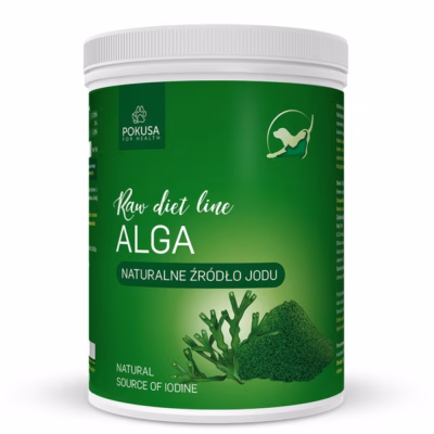 Toidulisand POKUSA RawDietLine Alga koertele ja kassidele, pulber 1200 g