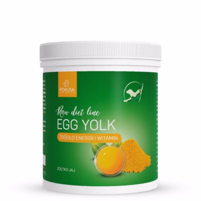 Toidulisand koertele ja kassidele POKUSA Egg Yolk RawDietLine, pulber, 150 g