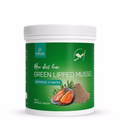 Toidulisandipulber koertele ja kassidele POKUSA RawDietLine Roheline Lipped Mussel 150 g