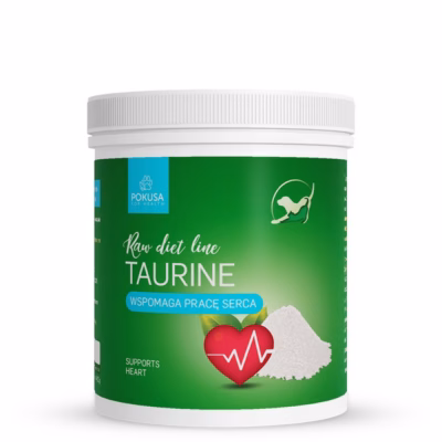 Tauriini toidulisand koertele ja kassidele POKUSA RawDietLine Taurine, pulber 400 g