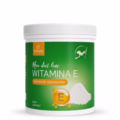 Vitamiin E pulber POKUSA RawDietLine koertele ja kassidele, 300 g
