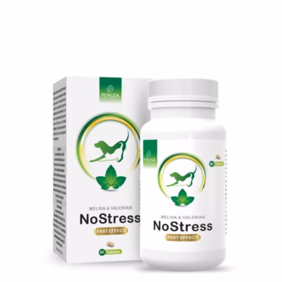 Stressileevendavad toidulisanditabletid POKUSA NoStress koertele ja kassidele, 60 tk