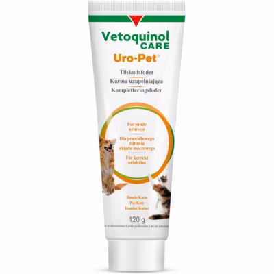Uriini hapestav pasta koerale ja kassile Vetoquinol Uro-Pet, 120 g