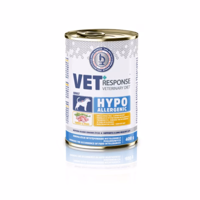 Märg koeratoit Vet Response Hypoallergenic Turkey, monoproteiin, 400 g