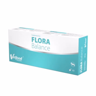 Koera toidulisand Vetfood Flora Balance, tabletid, 60 tk