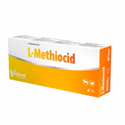 Toidulisand koertele ja kassidele Vetfood L-Methiocid, tabletid, 60 tk