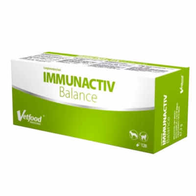Toidulisand Vetfood Immunactiv Balance koertele ja kassidele, 120 tabletti