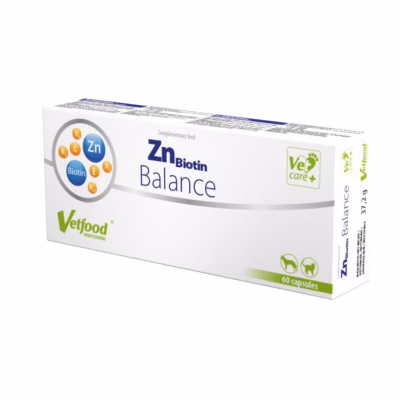 Lemmiklooma toidulisand Vetfood ZnBiotin Balance koertele ja kassidele, 60 tabletti