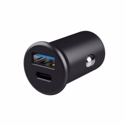 Autolaadija Trust Maxo, 38 W USB PD 3.0, USB-C + USB-A, must