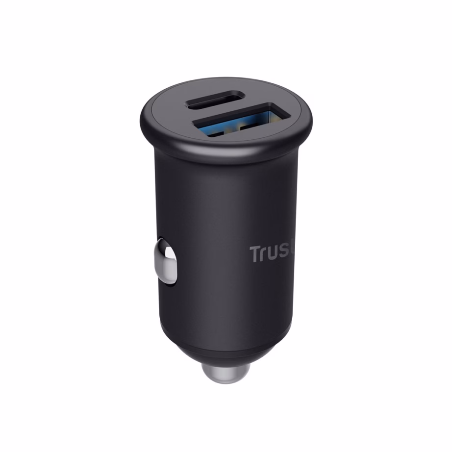 Autolaadija Trust Maxo, 38 W, USB-C PD + USB-A, must - 3