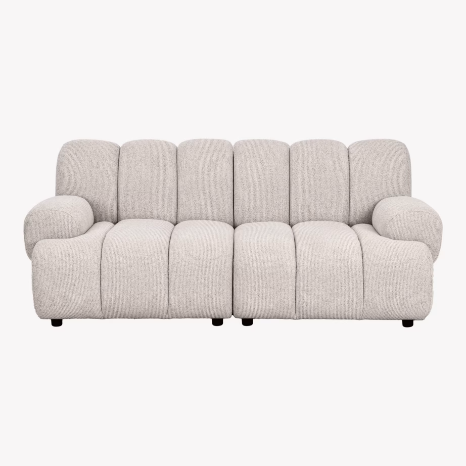 2,5-kohaline mooduldiivan liivakarva kangaga Taza, 190 cm - 5