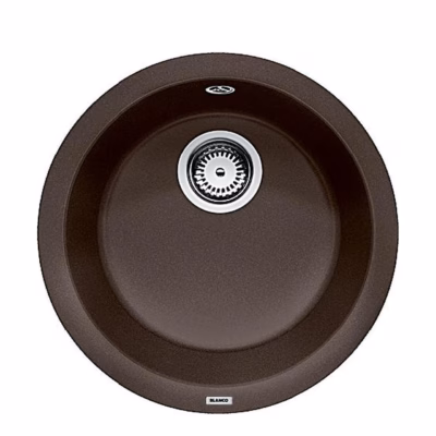 Pealt paigaldatav köögivalamu BLANCO RONDO, SILGRANIT™ PuraDur™, 1 kauss, kohvitoon, 45 cm aluskapile