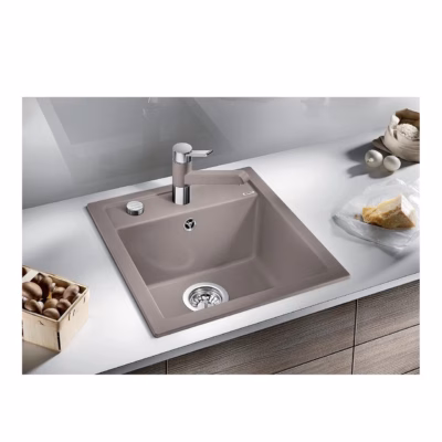 Pealt paigaldatav köögivalamu BLANCO DALAGO 45 SILGRANIT™ PuraDur™, 1 kauss, Tartufo, 45 cm aluskapile