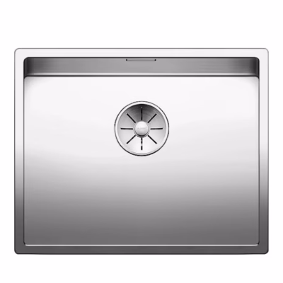Alt paigaldatav köögivalamu BLANCO CLARON 500-U InFino, roostevaba teras, 1 kauss, 60 cm aluskapile