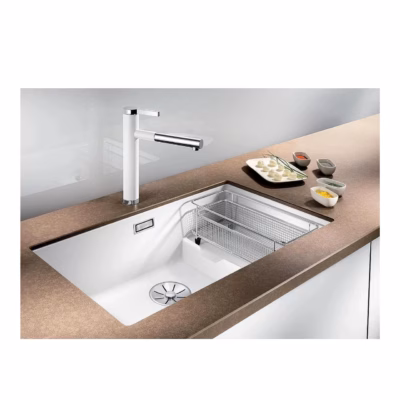 Alt paigaldatav köögivalamu BLANCO SUBLINE 700-U Level SILGRANIT™ PuraDur™ antratsiit, 1 kauss, 80 cm aluskapile