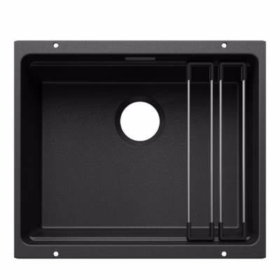 Alt paigaldatav köögivalamu BLANCO ETAGON 500-U SILGRANIT™ PuraDur™ antratsiit, 1 kauss, 60 cm aluskapile