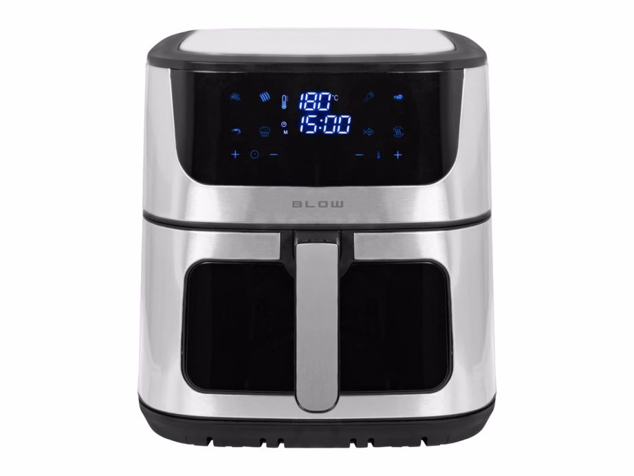 Kahe küttekehaga kuumaõhufritüür BLOW 44-600, 8 l, 2500 W, vaateaknaga - 6