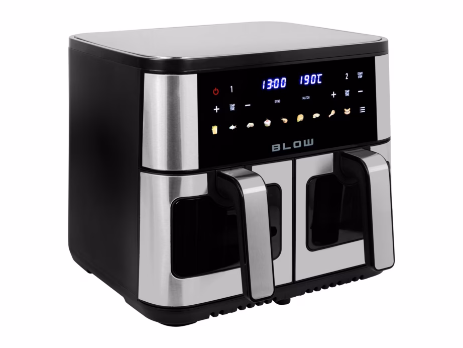Kahe sahtliga kuumaõhufritüür BLOW 44-601, 9 l, SYNC- ja MATCH-funktsioon, 2600 W - 3