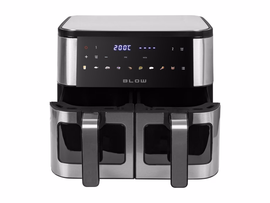 Kahe sahtliga kuumaõhufritüür BLOW 44-601, 9 l, SYNC- ja MATCH-funktsioon, 2600 W - 13