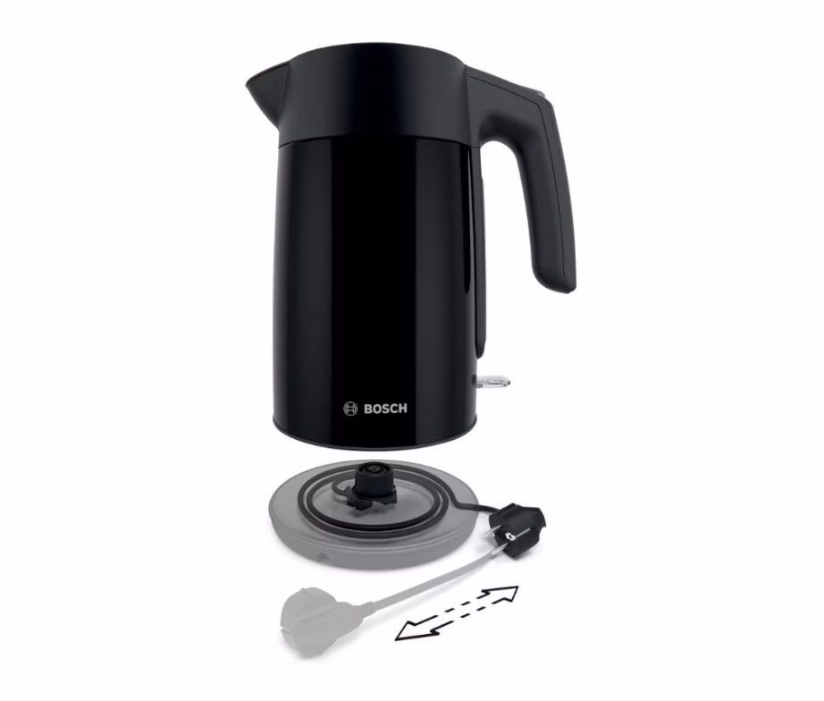 Veekeetja Bosch TWK7L463, 1,7 l, läikivmust - 2