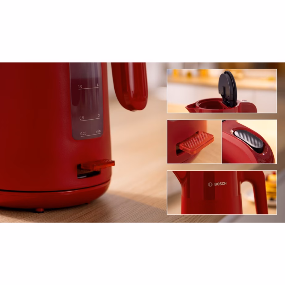 Veekeetja Bosch MyMoment TWK2M164, punane, 1,7 l - 2