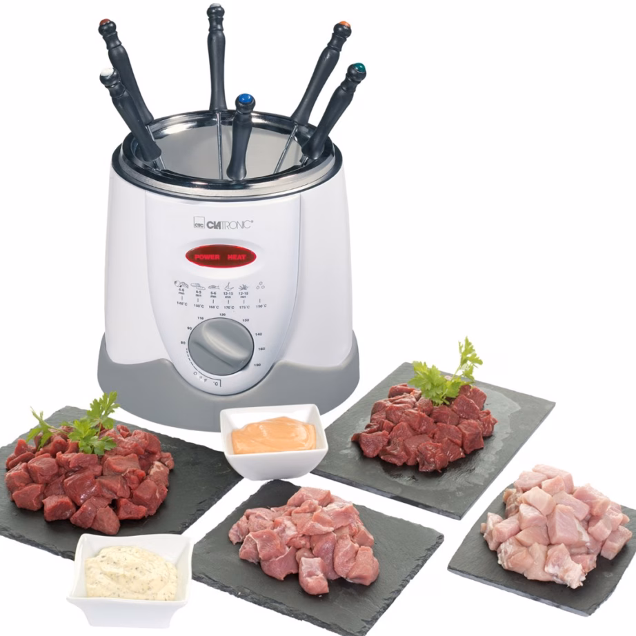 Õlifondüüfunktsiooniga fritüür Clatronic FFR 2916, 1 l, valge/hall - 3