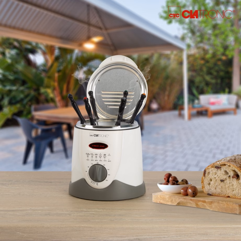 Õlifondüüfunktsiooniga fritüür Clatronic FFR 2916, 1 l, valge/hall - 8