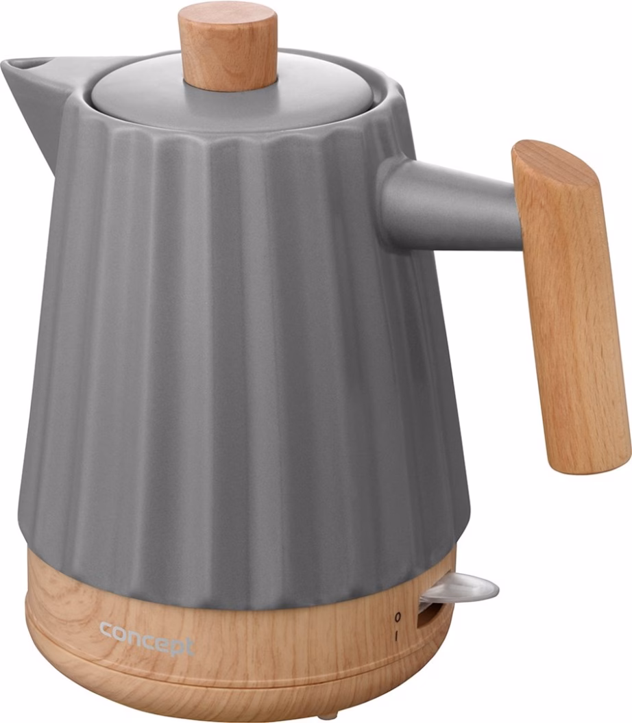 Keraamiline veekeetja Concept Birdy RK0092, tumehall, 1,5 l - 2