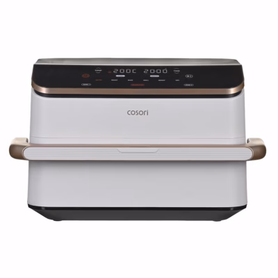 Vaheseinaga kahe tsooniga Wi-Fi-kuumaõhufritüür Cosori Dual Blaze TwinFry, 10 l, valge