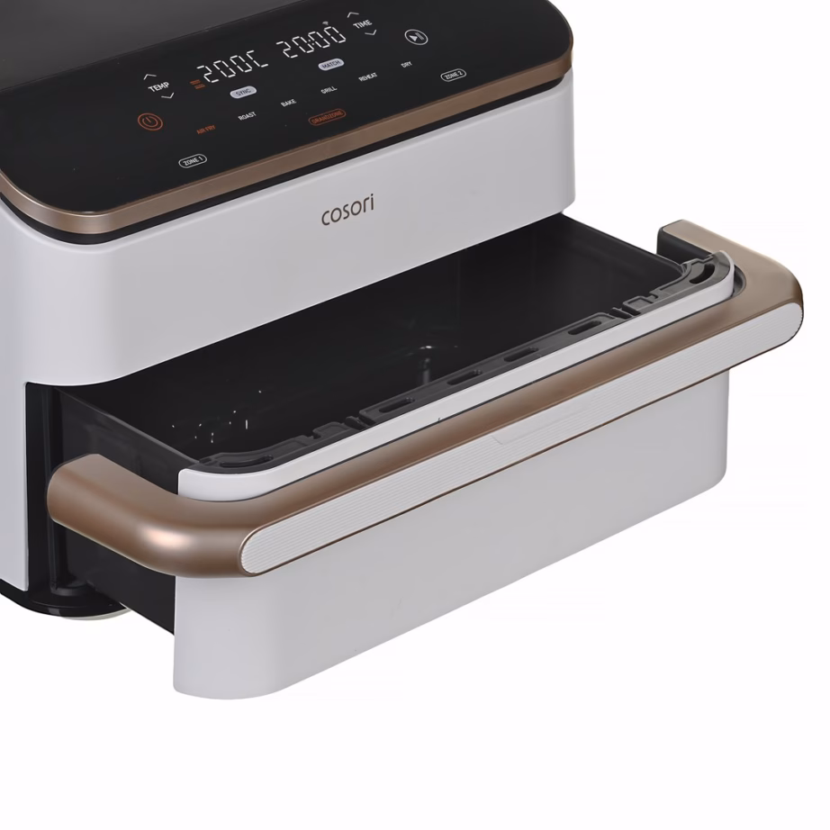 Vaheseinaga kahe tsooniga Wi-Fi-kuumaõhufritüür Cosori Dual Blaze TwinFry, 10 l, valge - 5
