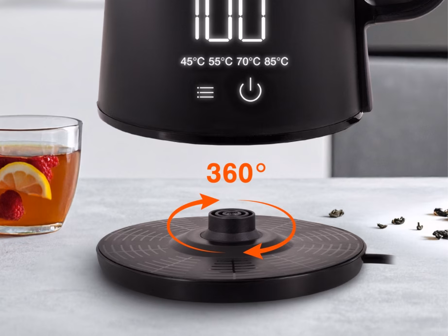 Reguleeritava temperatuuriga veekeetja Eldom C515C, 1,8 l, must - 5