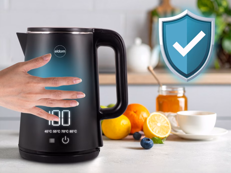 Reguleeritava temperatuuriga veekeetja Eldom C515C, 1,8 l, must - 6