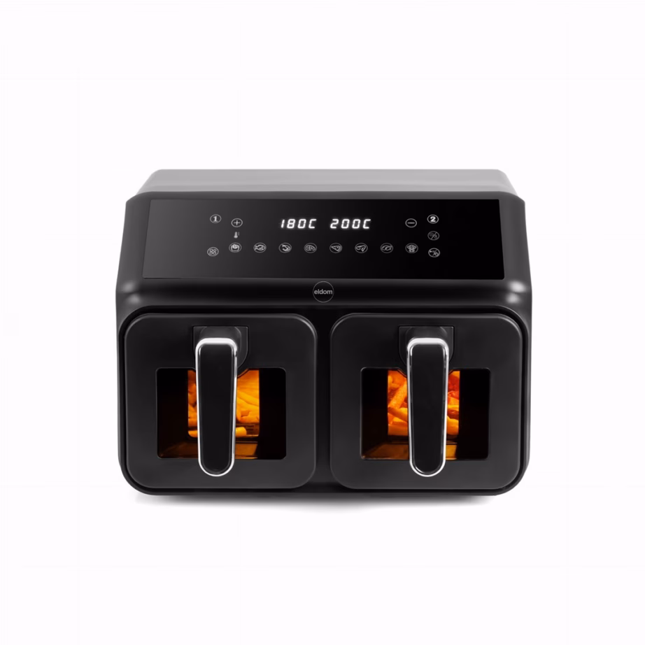 Kahe sahtliga kuumaõhufritüür ELDOM FR210 DualCrisp, 8 l, 2200 W - 7