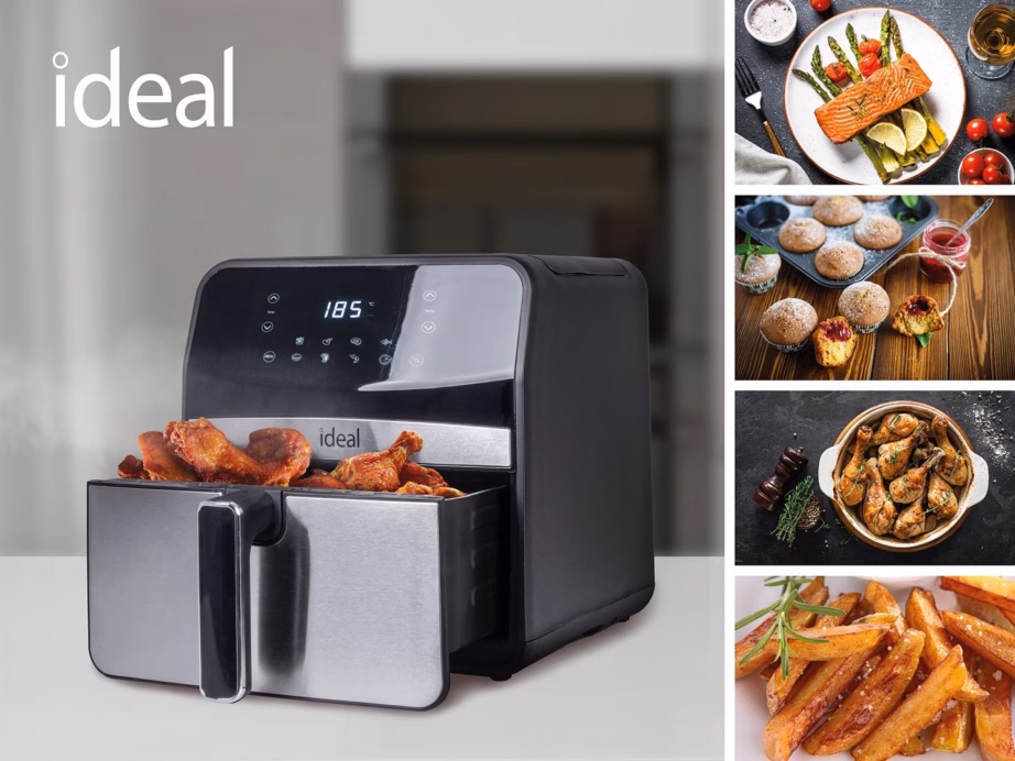 ELDOM iDEAL IK1501 kuumaõhufritüür, 6,5 l, 8 automaatprogrammiga - 5