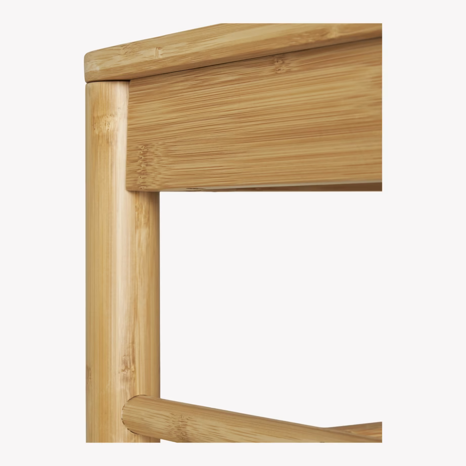 Bambusest riidestange pingiga Ember, naturaalne, 95x36x165 cm - 8