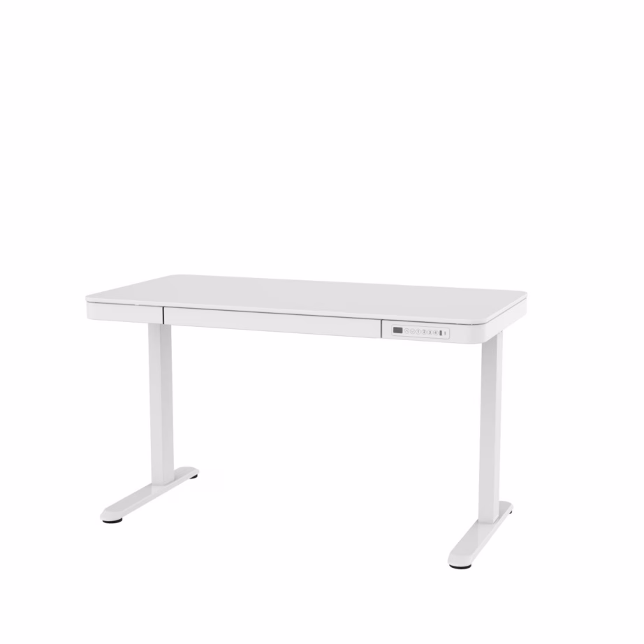 Elektriliselt reguleeritav kirjutuslaud Activejet ET119W-C, valge, 140,4 × 70,4 cm, 4 mälukohaga - 21