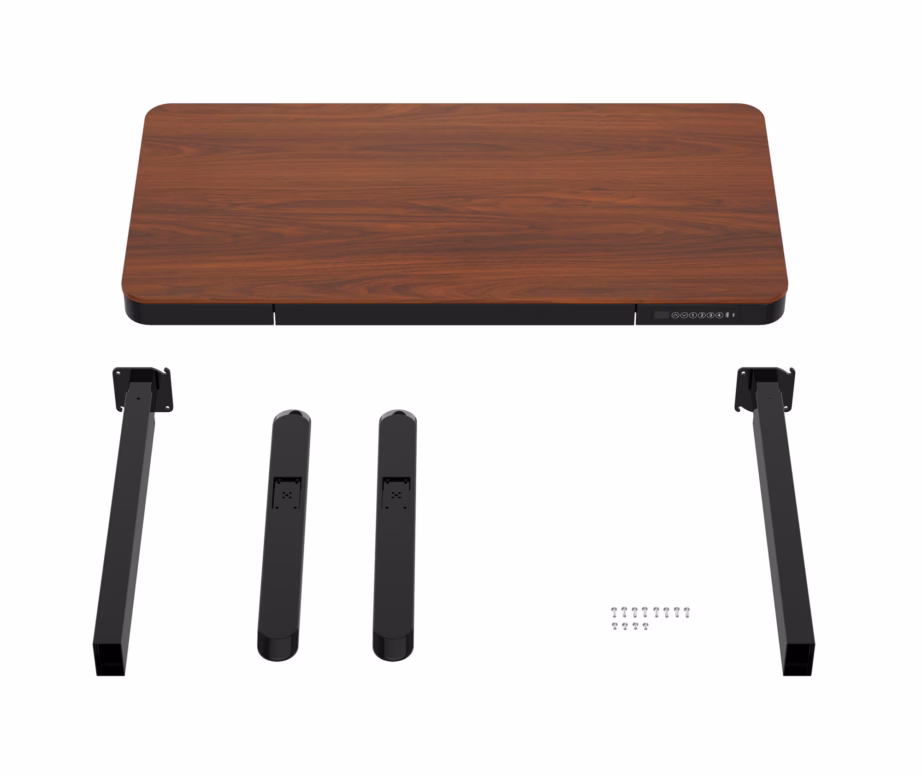 Elektriliselt reguleeritav kirjutuslaud Activejet ET119W-C, pähklipuu tooni/must, 140,4 × 70,4 cm, 4 mälukohaga - 19